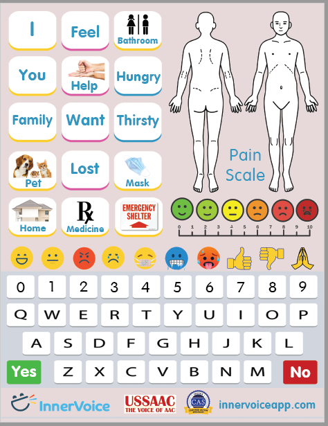autism specific emergency AAC